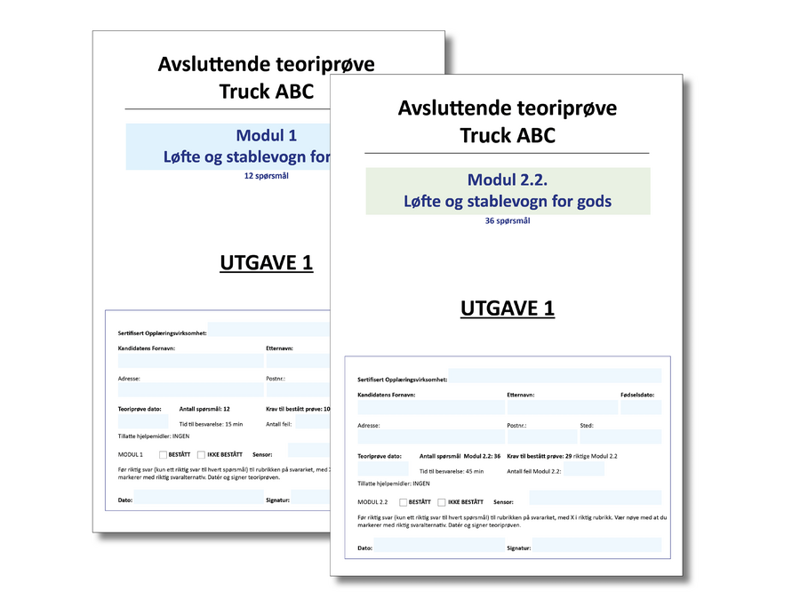 Truck ABC prøve MA-system